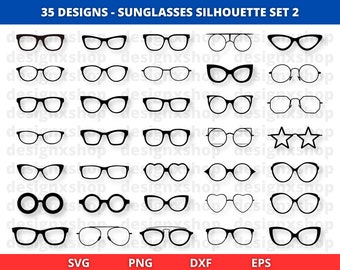 sunglasses svg, vintage sunglasses svg, heart sunglasses svg, eyeglasses svg, glasses bundle svg, summer, fashion, beach bundle