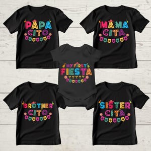 Cinco de Mayo Family Matching Shirt, Fiesta Group Matching Shirt, Mexican Fiesta Shirt, My First Fiesta Shirt, Family Fiesta Birthday Shirt