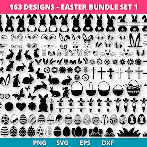 Ostern SVG-Bundle, Osterhase SVG, Frühlings-Svg-Bundle, Fröhliche Ostern SVG, Ostersocke, Osterhase SVG, Hasenohren, Osterhase Form SVG
