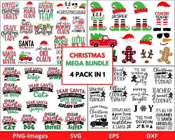Christmas SVG Bundle | Christmas Mega Bundle | Christmas Svg | Holiday Svg | Winter Svg | Christmas Sign Svg | Christmas Quotes Cut File