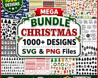 Christmas SVG Mega Bundle: 1000+ Holiday Designs (Digital Download