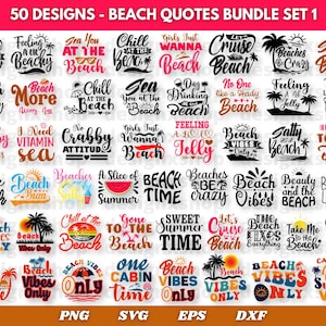 Summer Bundle SVG, Beach Svg, Summertime svg, Funny Beach Quotes Svg, Summer Cut Files, Summer Quotes Svg, Svg files for cricut, Silhouette