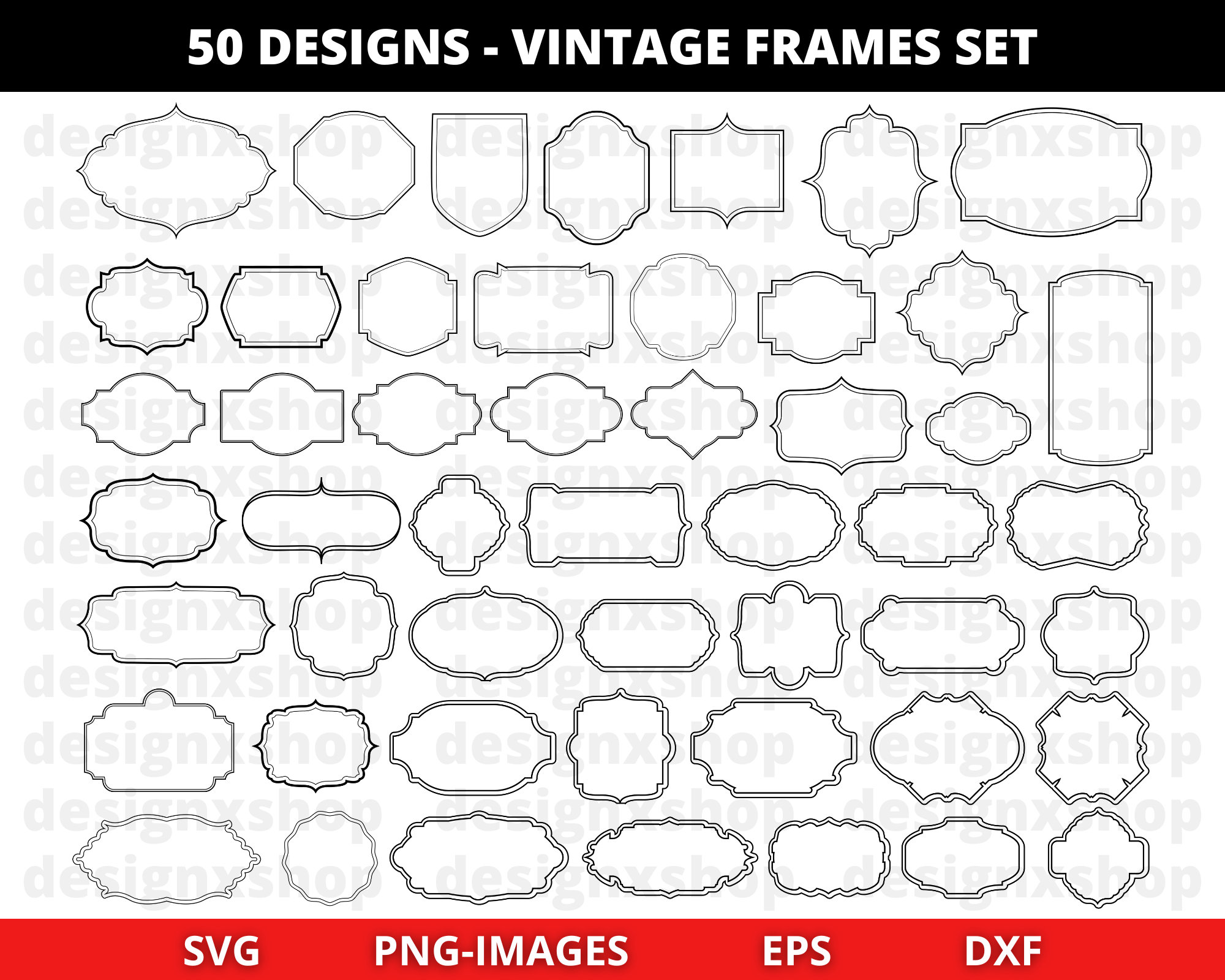 Classic Frames Svg Bundle, Labels Svg Png, Label Borders Svg ...