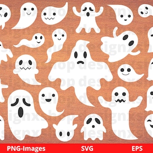 Halloween Ghost SVG bundle | ghost svg | Halloween Svg | Trick or Treat Svg | Flying Ghost Svg | Ghost Silhouette | Halloween Cut Files