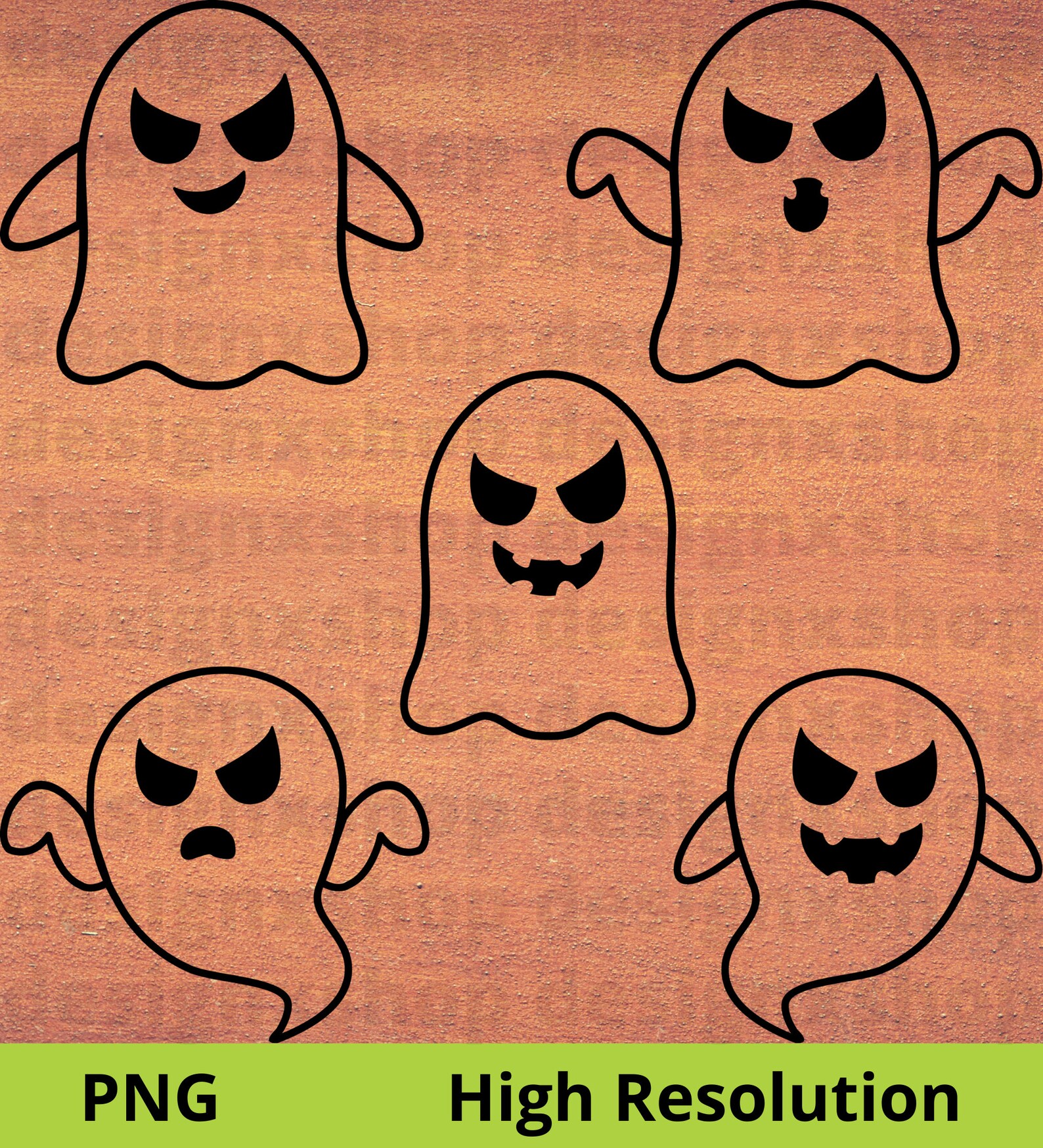 Ghost SVG Bundle | Ghost Face SVG | Cute Ghosts PNG | Halloween Svg ...