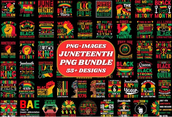 55+ Juneteenth PNG Bundle, Juneteenth Sublimation png, Free-ish, Black History Png, Juneteenth Is My Independence Day, Pride LGBTQ Bundle