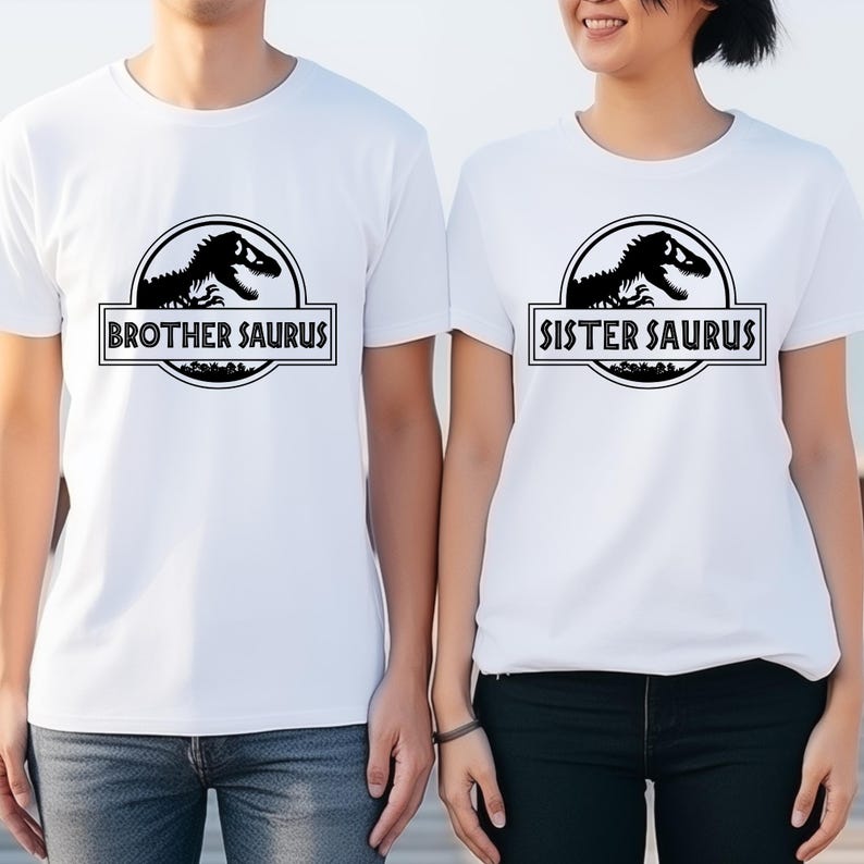 Rectangle Saurus Family Saurus SVG Bundle | 25 Dinosaur Matching Family SVG | Mama Daddy ...