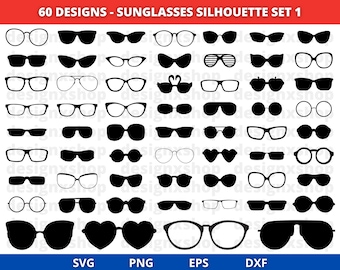 sunglasses svg, vintage sunglasses svg, heart sunglasses svg, eyeglasses svg, glasses bundle svg, summer, fashion, beach bundle