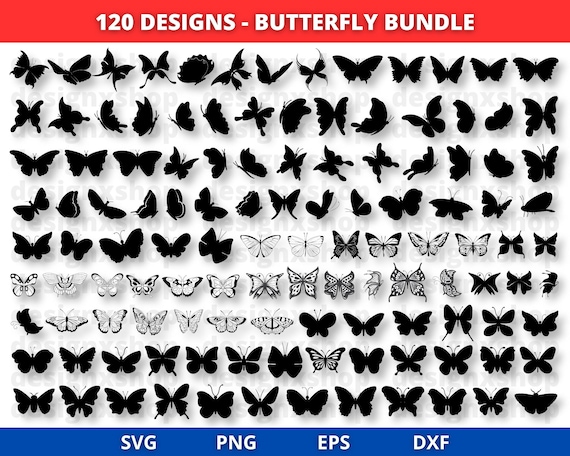 Butterfly Svg, Butterflies Papercut Template, Butterfly laser cut, Butterfly Cut File, Layered Butterfly Cricut SVG, Butterfly Clipart
