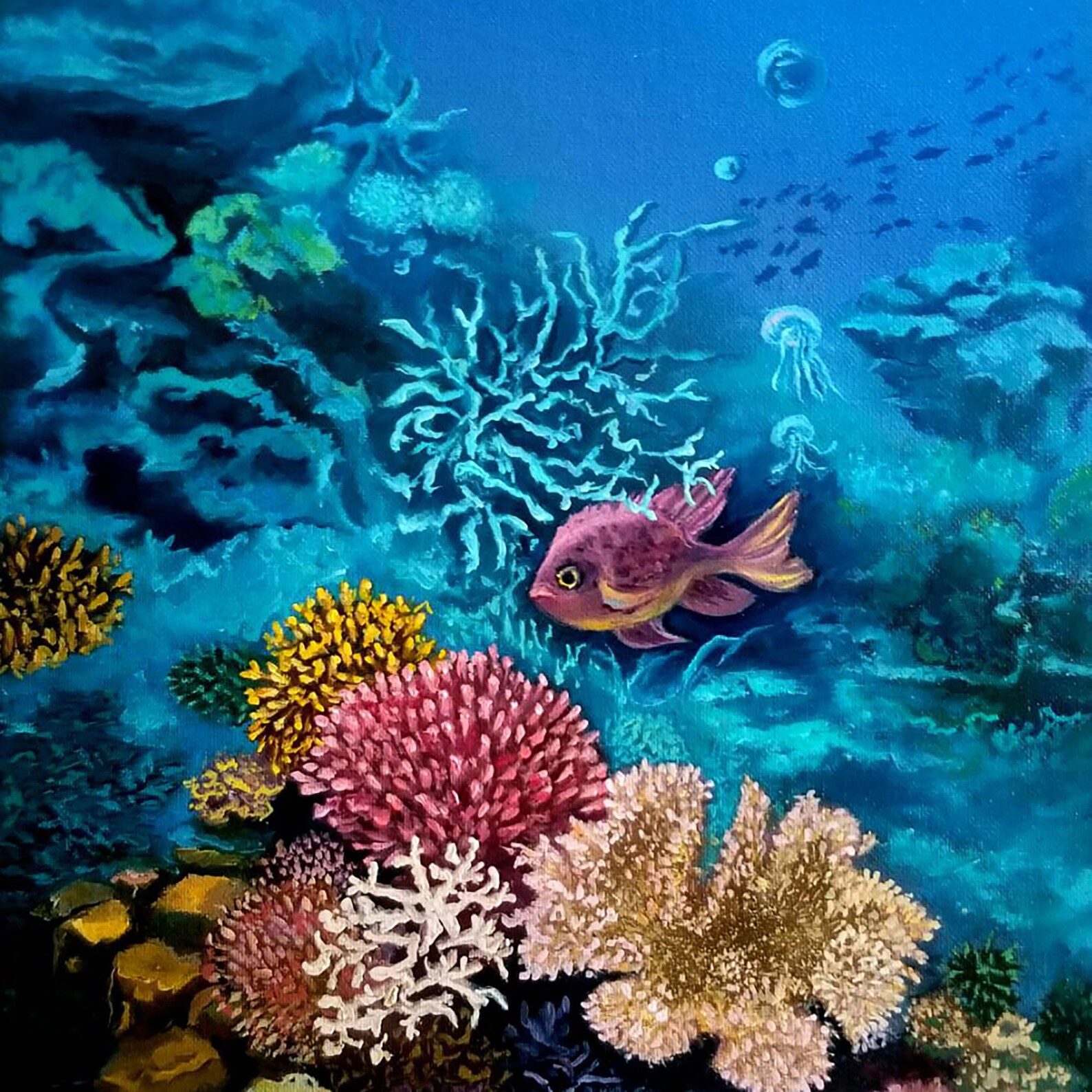 Underwater Paintings On Canvas At Wesley Simmons Blog Underwater Paintings On Canvas At Wesley Simmons Blog