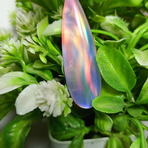 Aurora Opal Pear Shape Gemstone, Rainbow Fire Doublet Opal, Lab Made Cabochon, Affordable Opal Gemstone for Brilliant Pendant Jewelry Making