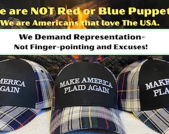 Make America Plaid Again - Plaid Hat