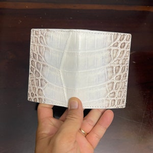 HIMALAYA Echtes GA'TOR Leder SKin Kreditkartenhalter/Slim Visitenkartenhalter Kartenetui/ Minimalistischer Kartenhalter/Leder Kartenhalter