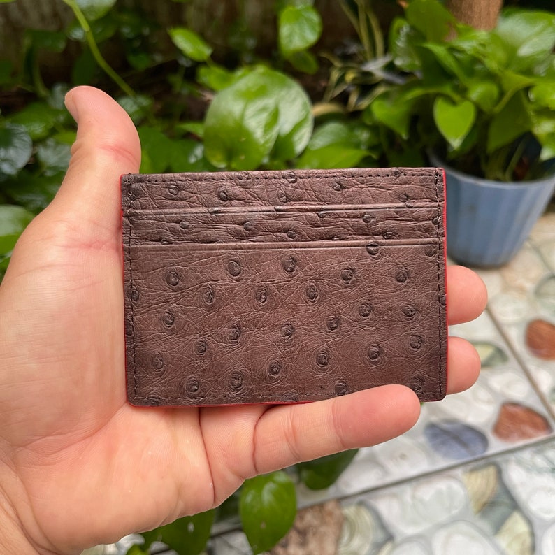 Wild West Ostrich Card Holder 2CA30307 main image 0