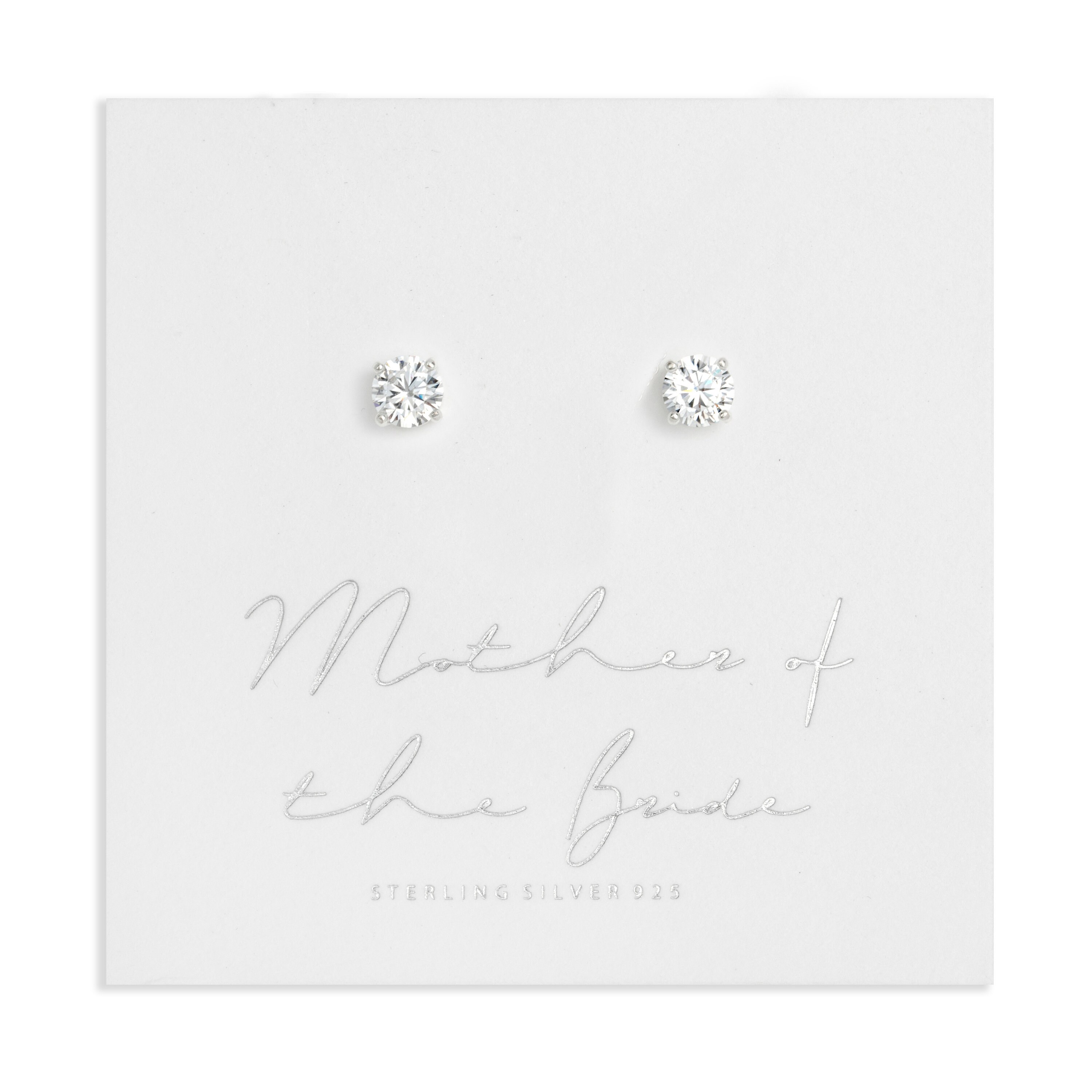 Orecchini A Bottone In Argento 925 Con Zirconia Cubica - Set Da 2 Paia, Rotondi E A Goccia, Ipoallergenici - 2
