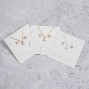 Women&#39;s Jewellery Set, Jewellery for Women, Sterling Silver with Cubic Zirconia Jewellery Gift Set
