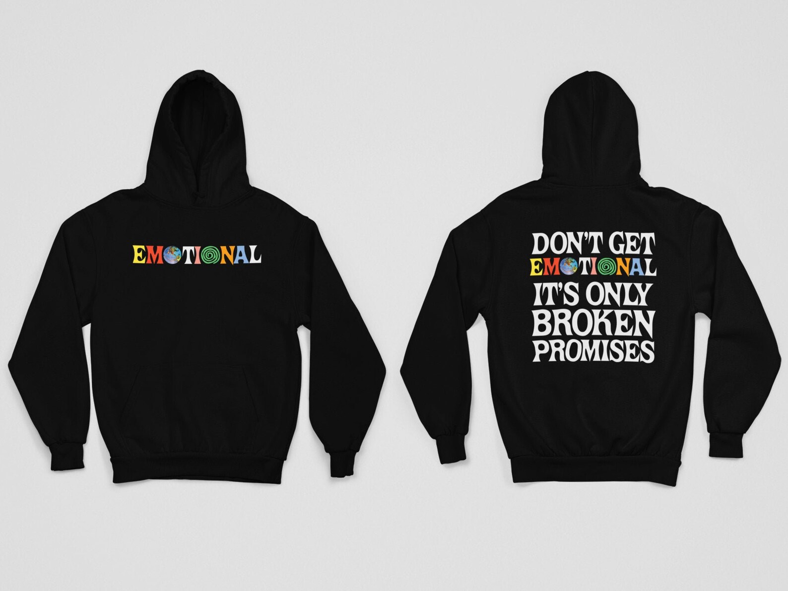 Emotional Hoodie Don't get emotional it's only Etsy