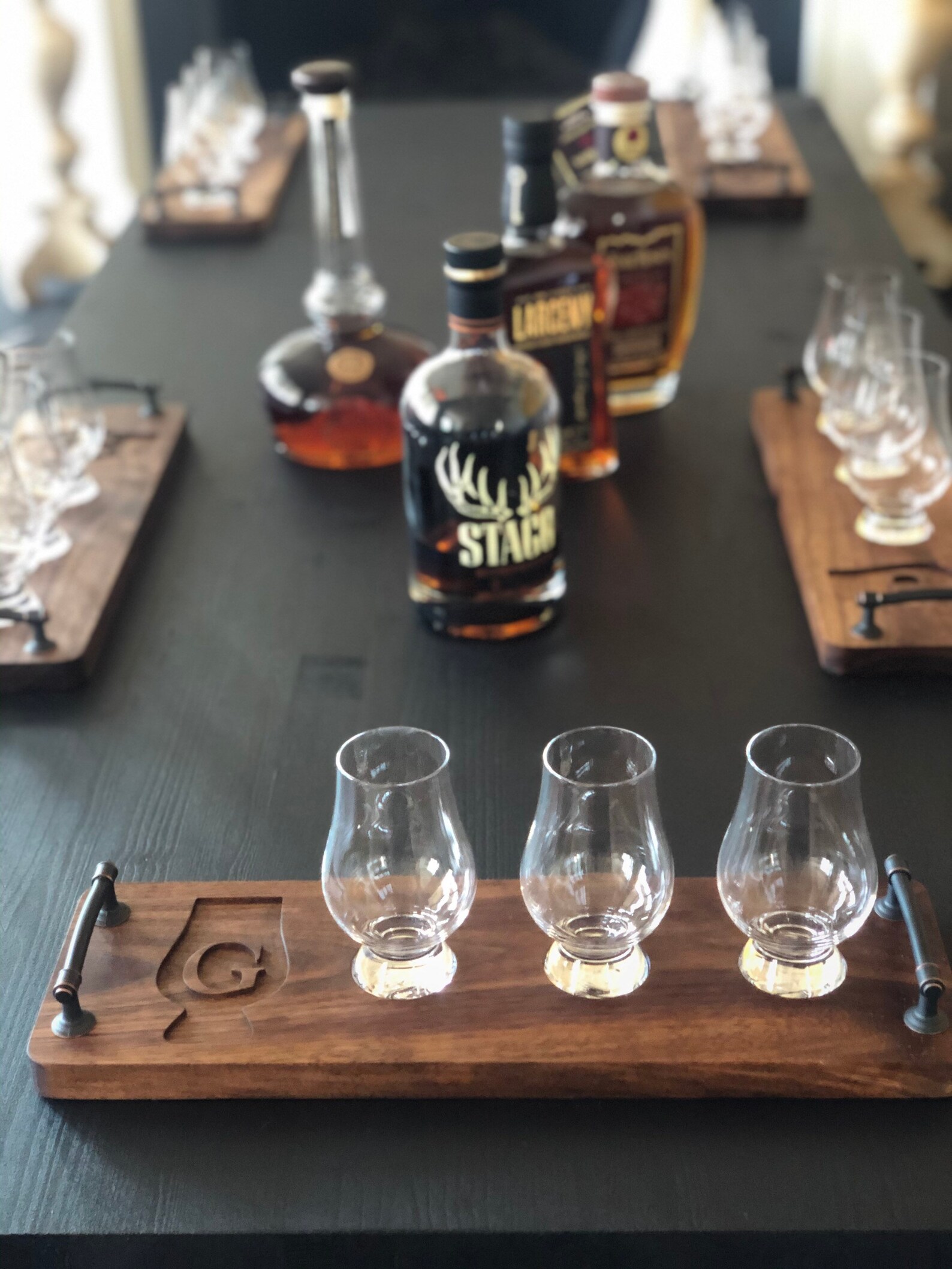 Whiskey Flight Board Etsy