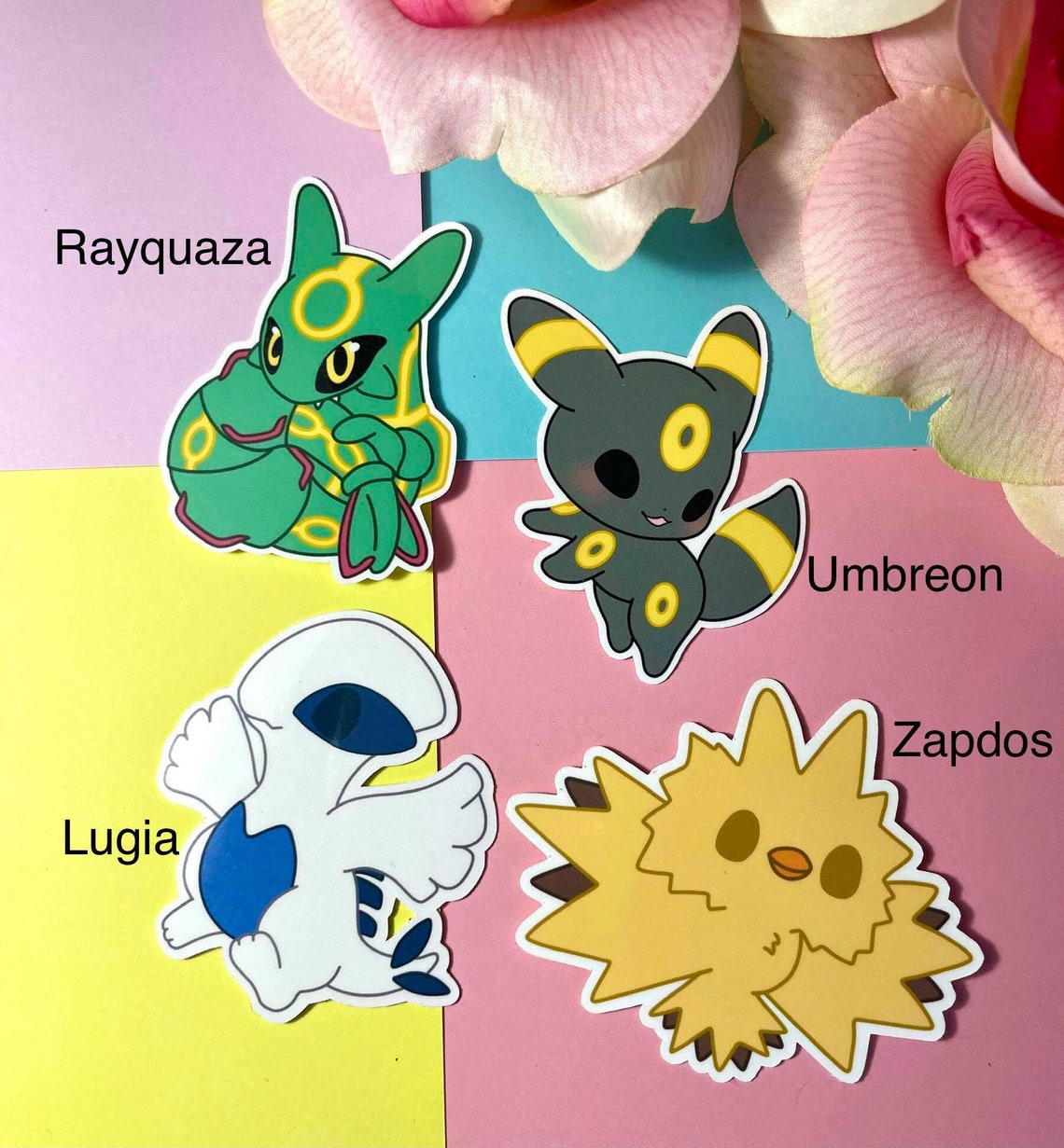 Cute Chibi Pokemon Stickers Etsy