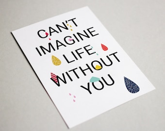 Husband Love Birthday Card | Romantic Print Art | Digital Download Gift | Printable Cards | Cute Romantic Card | Love You Card Anniversary