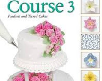 Vintage Course 3 with 4 Lessons will teach you how to  decorate cakes: Fondant and Tiered Cakes