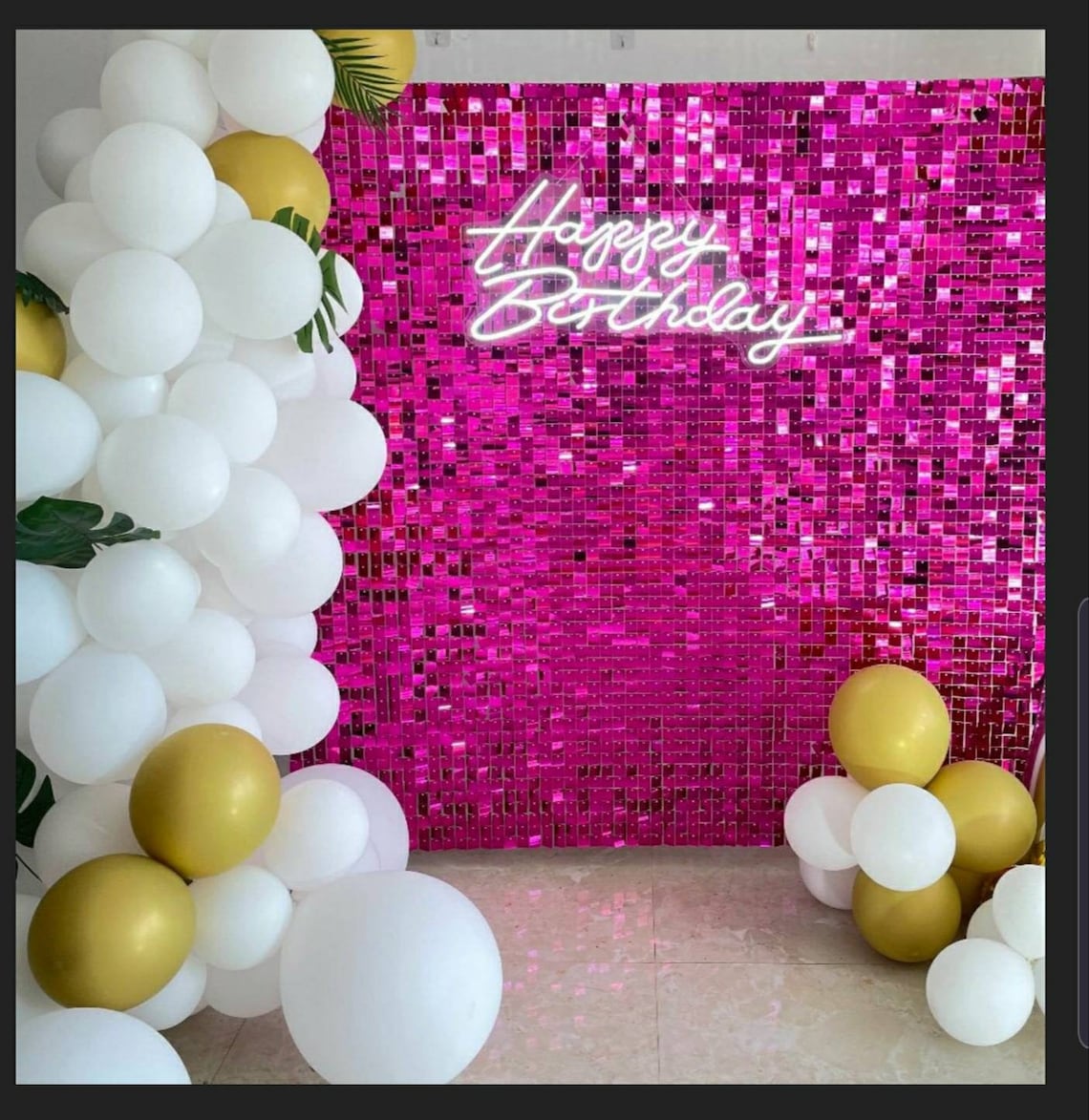 New Sequin Shimmer Wall Panel Backdrop Shimmer Wall Hot Pink Etsy