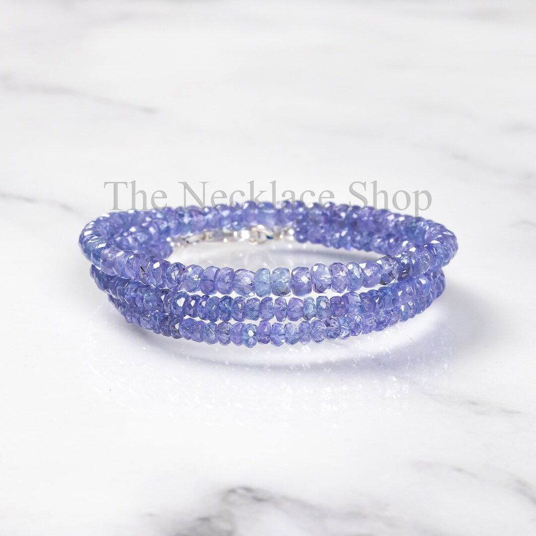 Collier Blue africa en tanzanite