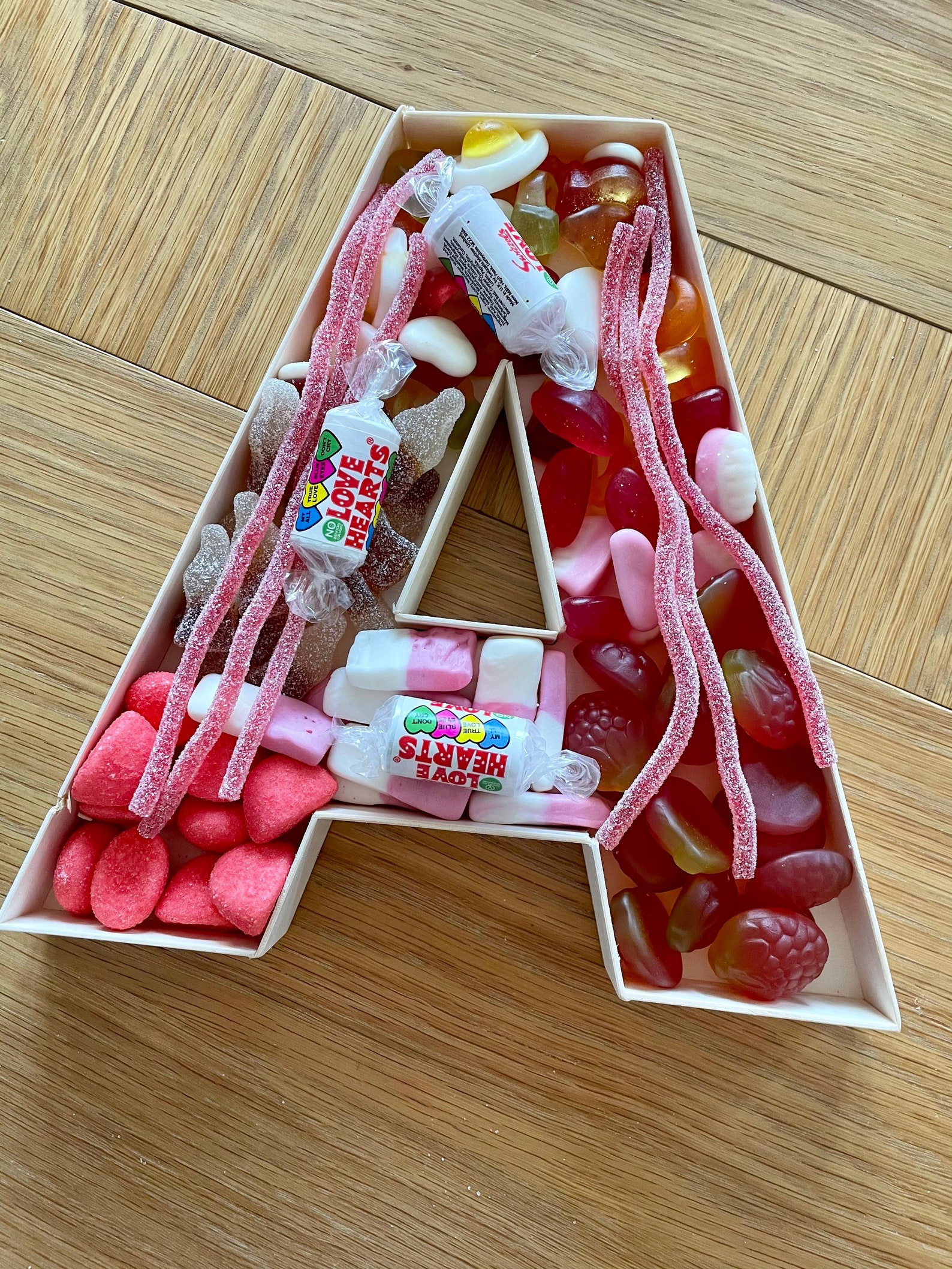 Personalised Filled Letters Sweet Letters Sweet Tray Etsy