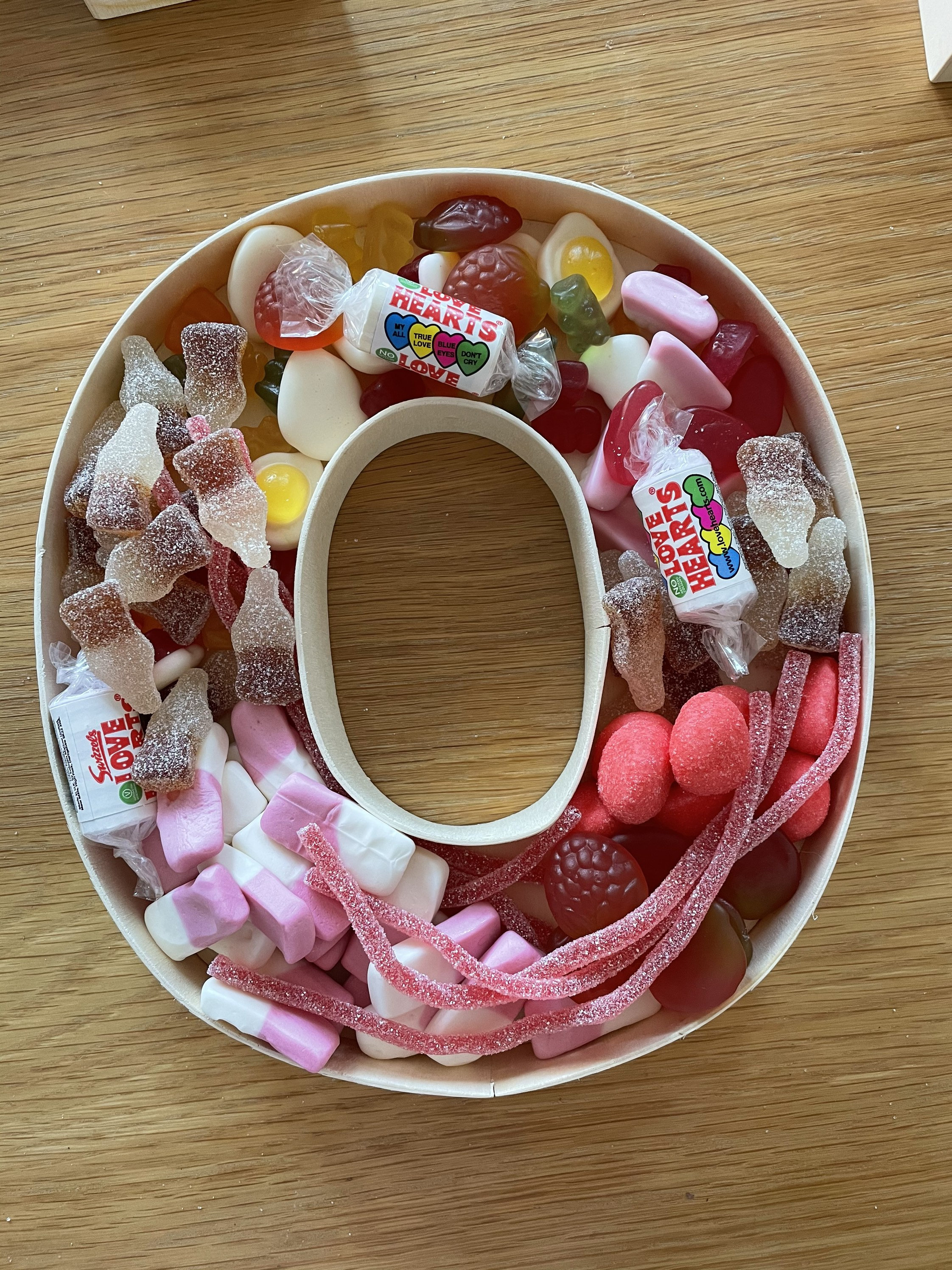 Personalised Filled Letters Sweet Letters Sweet Tray Etsy