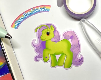 Sigma Mare Grindset Alien Pony sticker