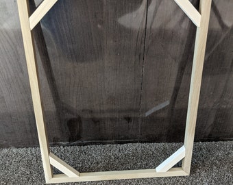 16" x 12" assembled canvas stretcher frame