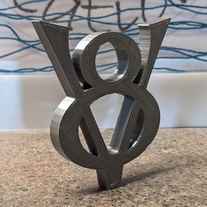 Ford V8 Emblem - 3D Printed