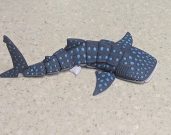 3D Printed Articulated Whale Shark – Sensory Fidget Toy