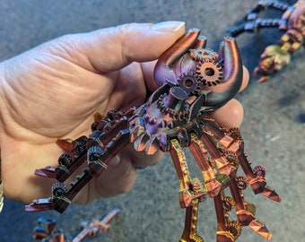 Steampunk Spider - 3D printed and fully articulated