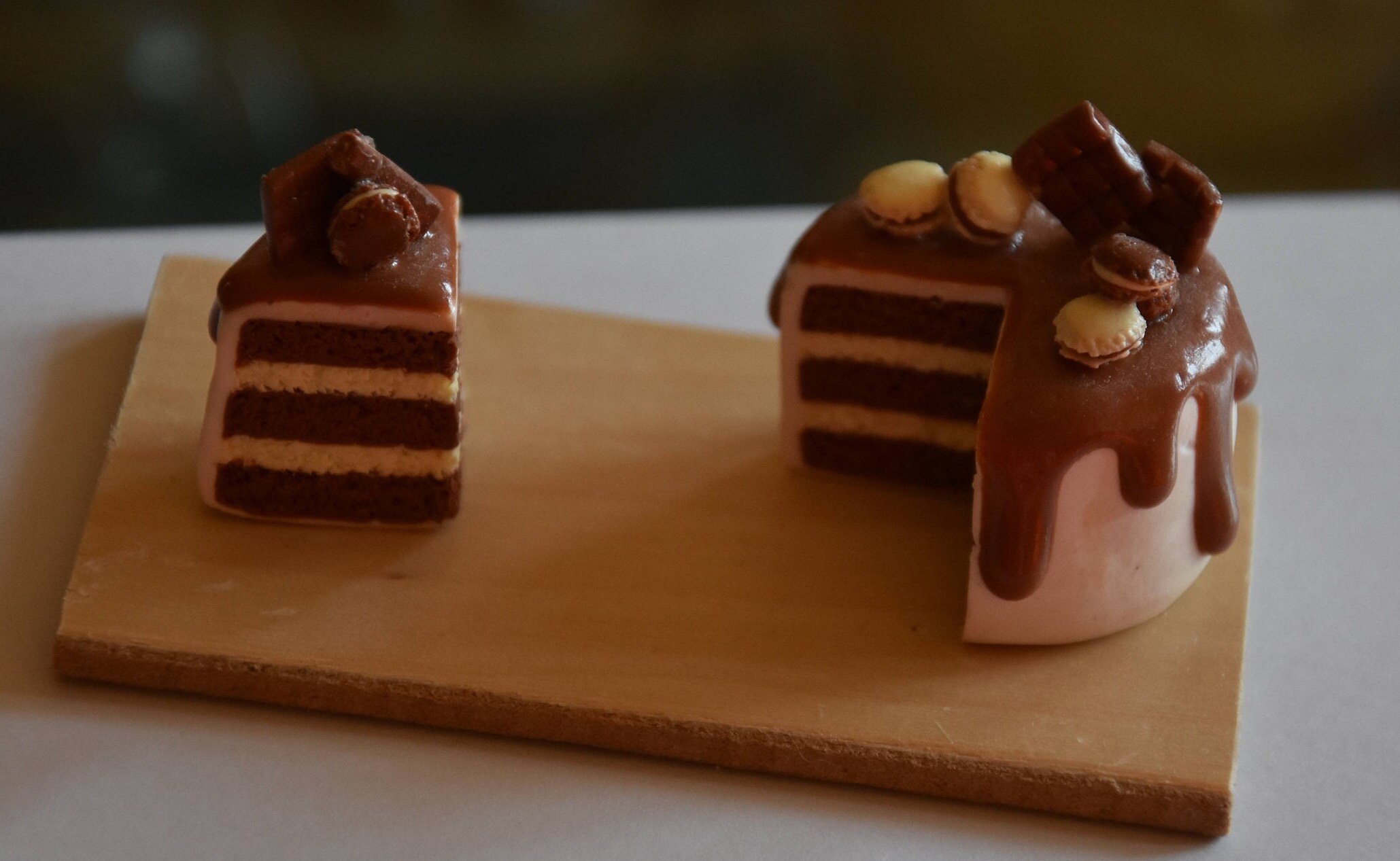 Déco Gâteau Caramel Vanille Fimo