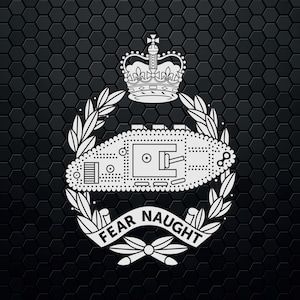 British Army Royal Tank Regiment - Logo Decal Emblem Crest Insignia - Digital Svg Eps Vector Cricut File