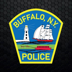 Buffalo Police Department - Patch Logo Decal Emblem Crest Badge Insignia - Digital Svg Vector Cricut File