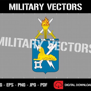 Amerikanska arméns militära underrättelsetjänst COA - Patch Logo Dekal Emblem Crest Insignia Badge - Digital Svg Vektor Cricut-fil