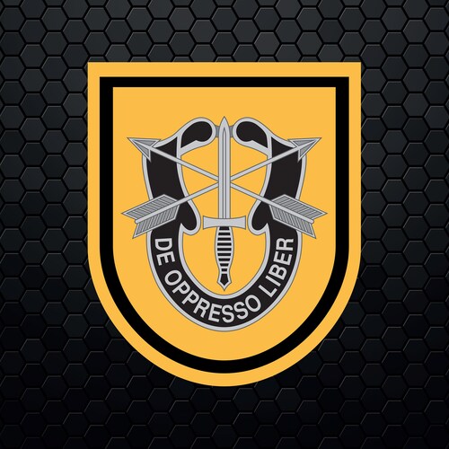 US Army Special Forces Unit Crest Vector Files Dxf Eps Svg Ai - Etsy