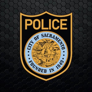 Sacramento Police Department - Patch Logo Decal Emblem Crest Badge Insignia - Digital Svg Vector Cricut File