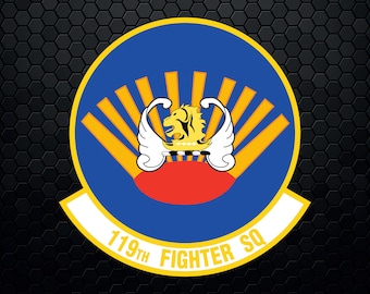 119th Fighter Squadron (new Jersey ANG) Patch Vector Image Files
