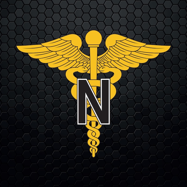 U.S. Army Nurse Corps Branch - Patch Logo Decal Emblem Crest Insignia - Digital Svg Vector Cricut File