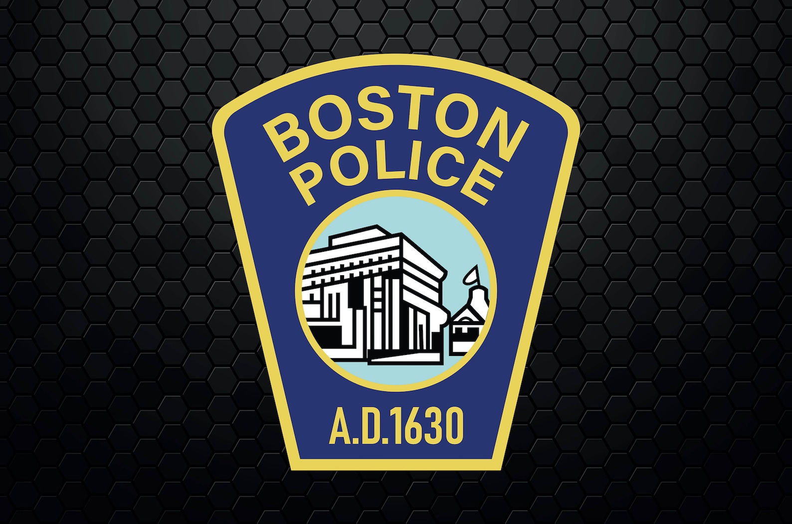 Boston Police Department Patch Logo Decal Emblem Crest Badge Insignia