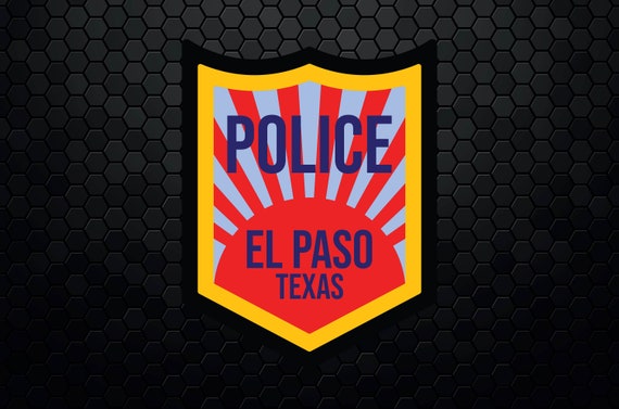 El Paso Police Department Patch Logo Decal Emblem Crest - Etsy
