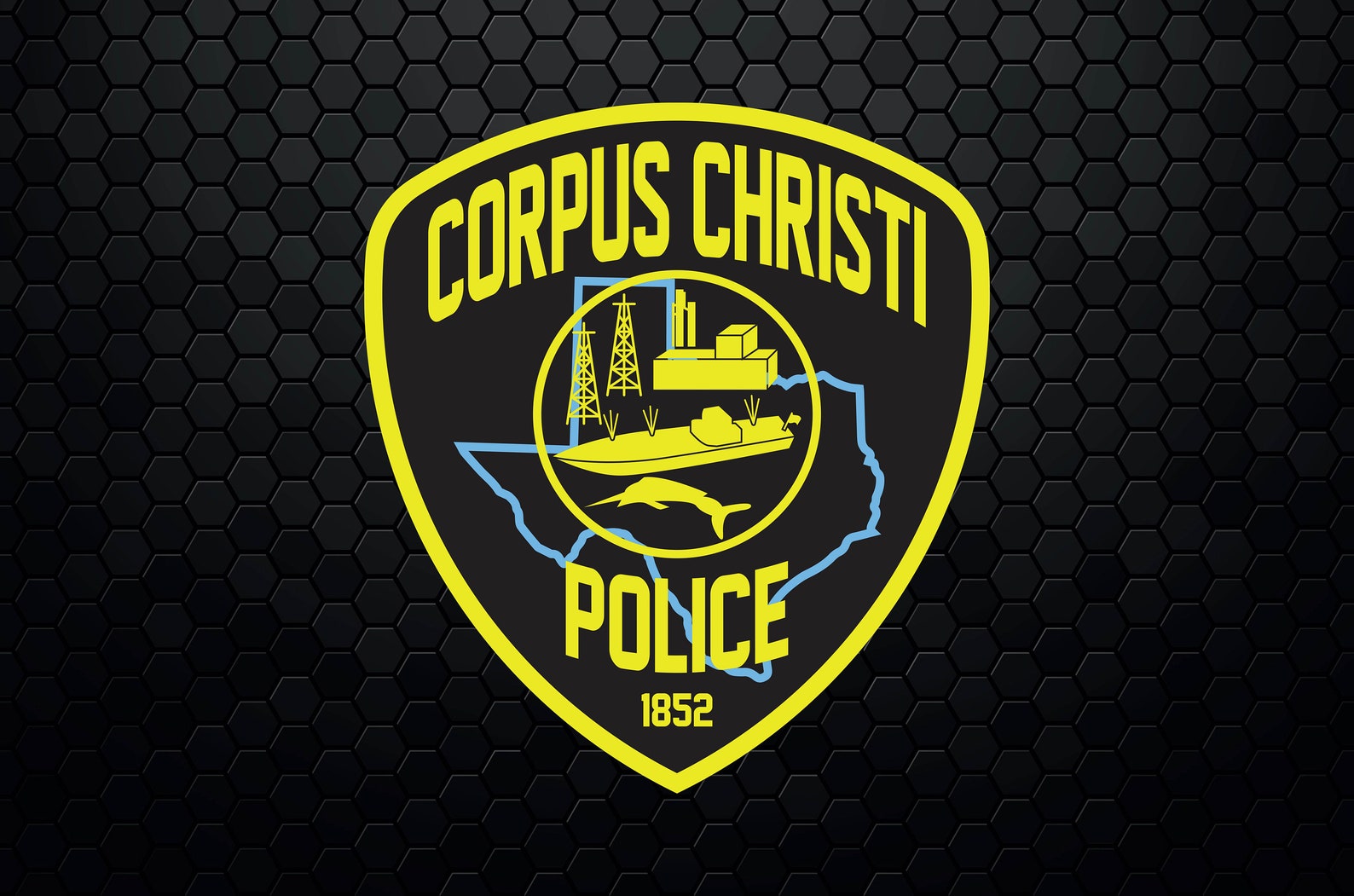 Corpus Christi Police Department Patch Logo Decal Emblem Etsy