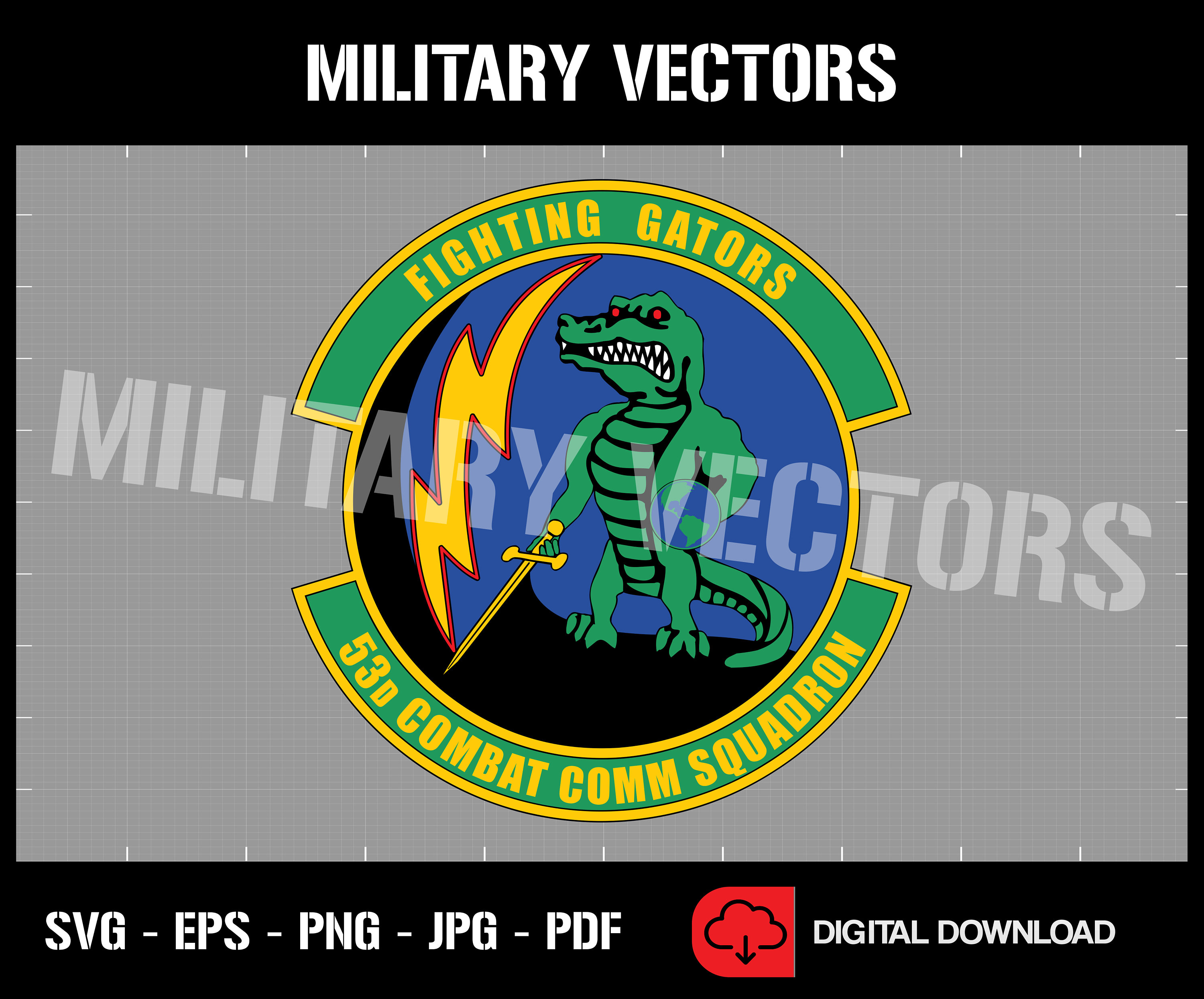53rd Combat Communications Squadron U.S. Air Force USAF - Etsy