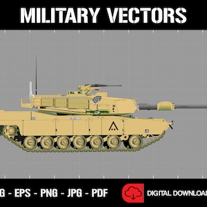 M1A1 Abrams Main US.S. Military Army USMC Kampfpanzer - Patch Pin Logo Aufkleber Emblem Wappen Insignia - Digital Svg Vektor Cricut Datei