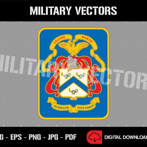 U.S. Army Command and General Staff College (CGSC) - Militare - Patch Pin Logo Decalcomania Emblema Crest Insignia - File digitale SVG vettoriale Cricut