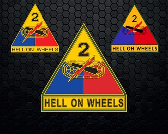 2nd Armored Division Luchtverfrisser Voor Auto – Kies Uit 15+ Geuren (75x75 Mm)