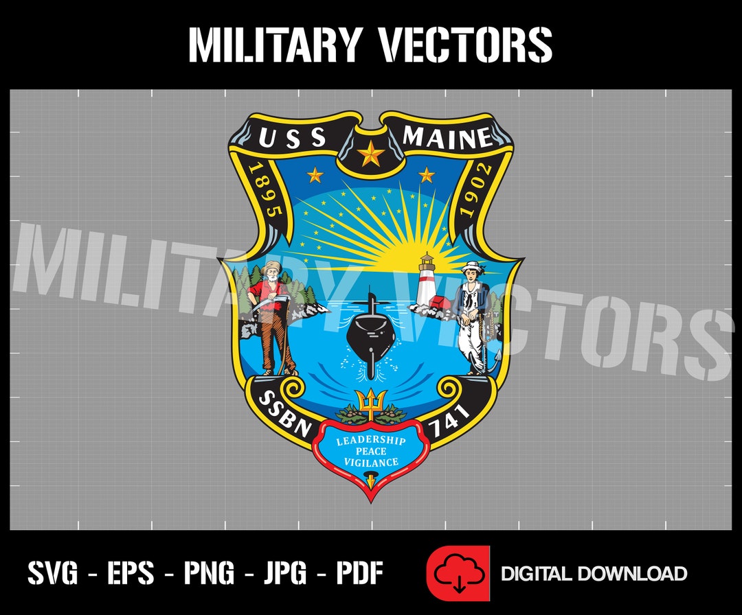 thumbnail interactive-video image 1 of USS Michigan SSBN 727 Submarine Patch – Collectible Military Crest 1 of 2